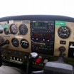 sligo aero club instrument panel of cessna 172 at Sligo Airport